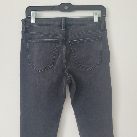 Joe's The Smith High-Rise Straight leg Ankle lengt jeans raw hem  in black Sz 25 - Picture 11 of 15